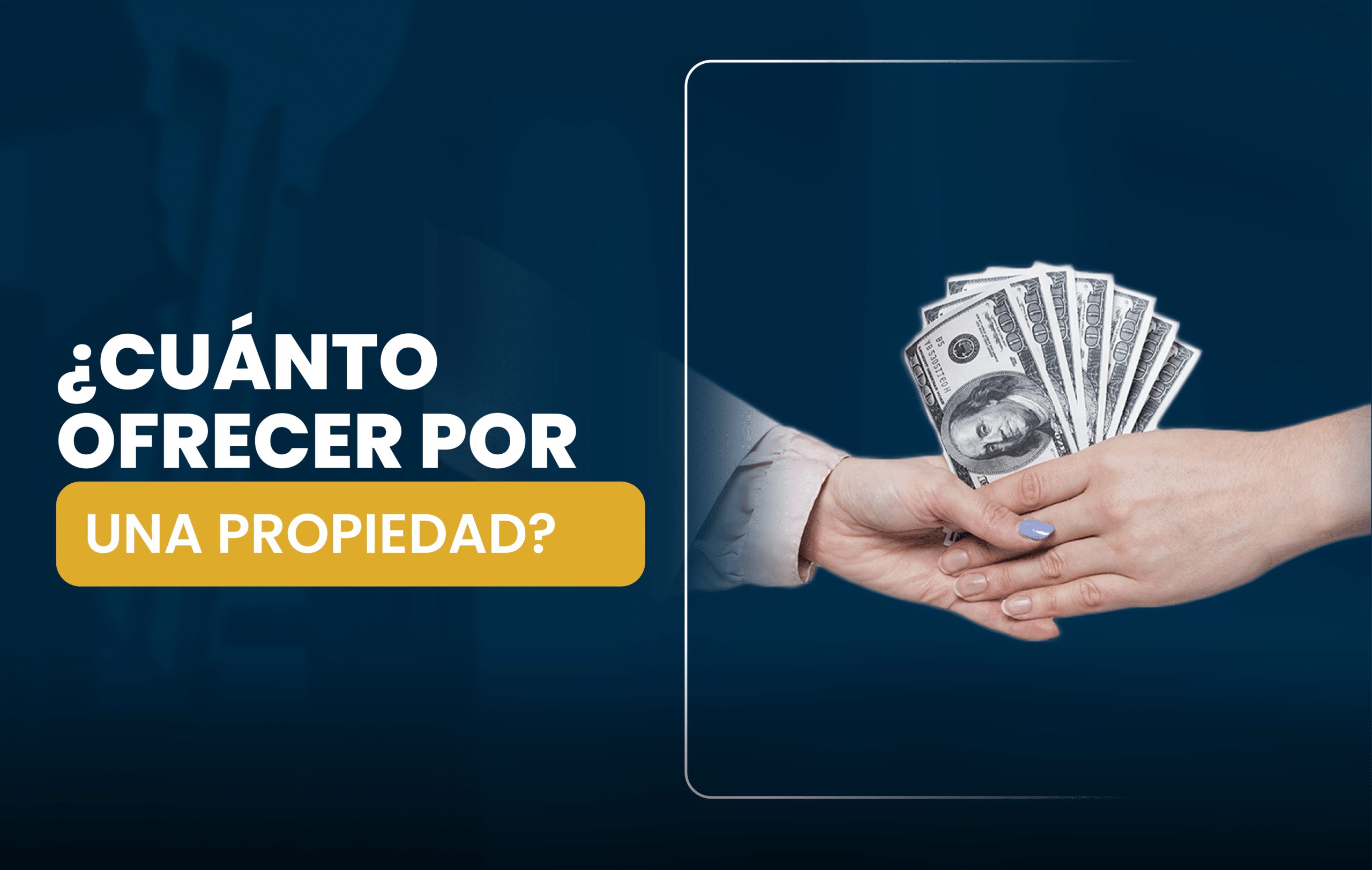 ¿Cuánto debo ofrecer por una propiedad?