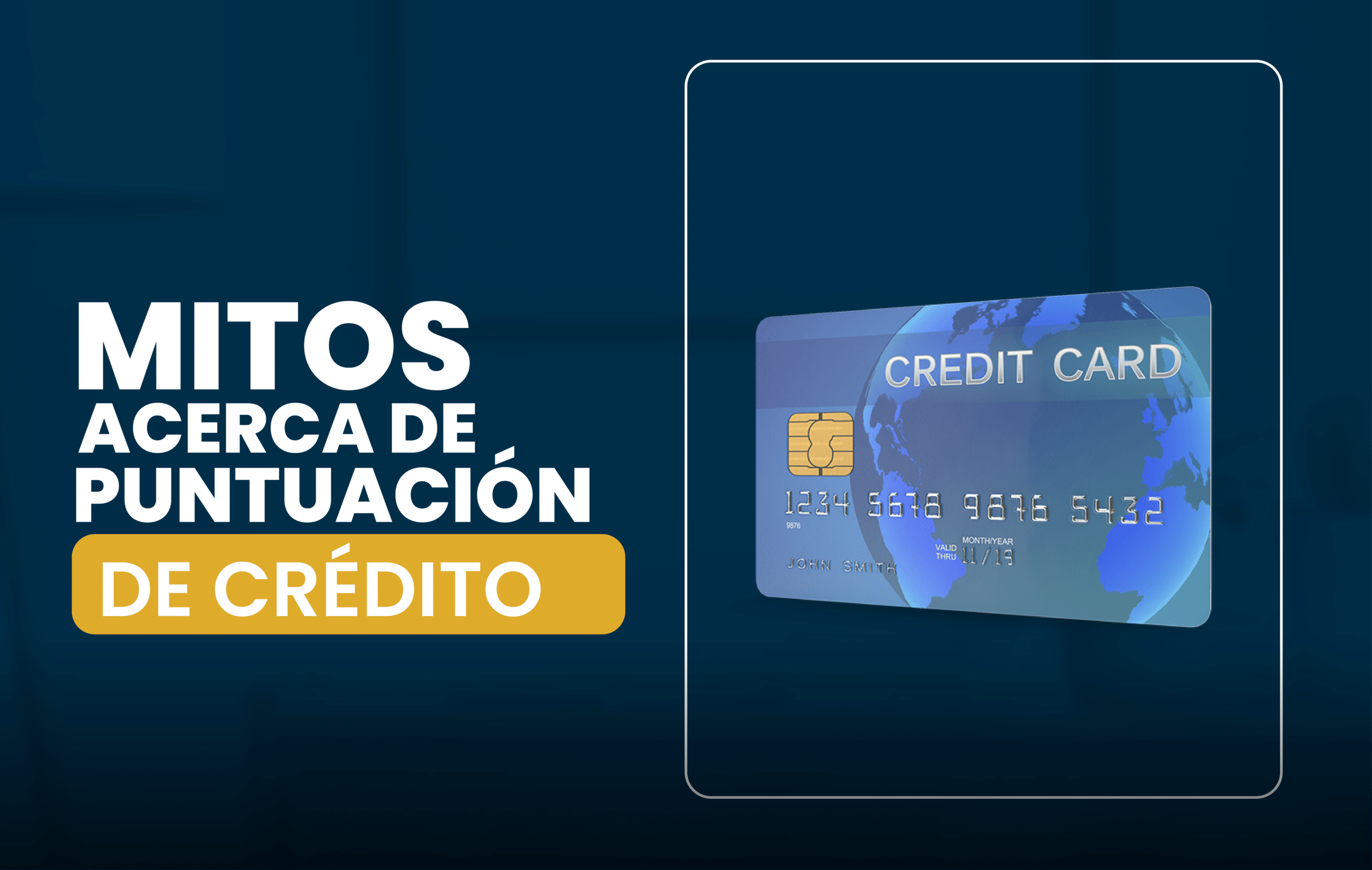 Algunos mitos sobre la puntuación de crédito